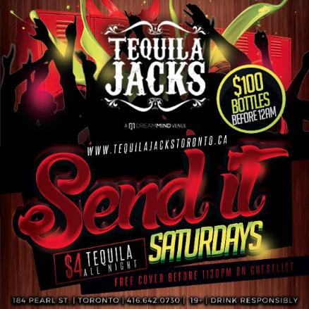Tequila Jack's Every Saturday